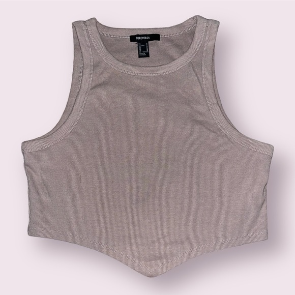 Forever 21 Tops - FOREVER 21 | Taupe Brown Cropped Tank Top